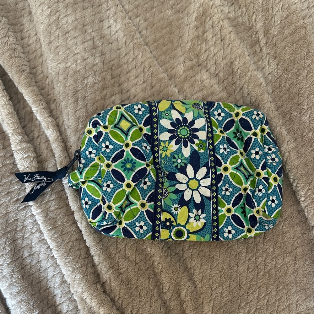 Vera Bradley Floral Patterned Cosmetic Bag